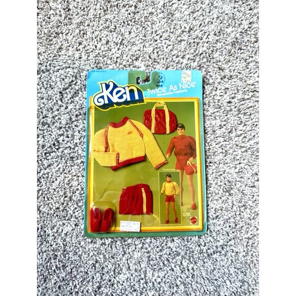 Vintage 1984 Mattel Ken Twice As Nice Reversible Fashions Double Play Set 4886 - Picture 1 of 7